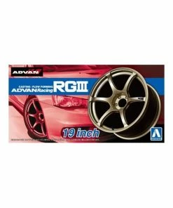 Aoshima 05329 - 1/24 ADVAN Racing RG3 - 19 Inch Wheels
