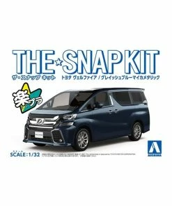 Aoshima 05633 - 1/32 Toyota Vellfire - Grayish Blue Mica Metallic
