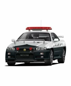 Aoshima 06280 - 1/24 Nissan BNR34 Skyline GT-R Patrol Car 99
