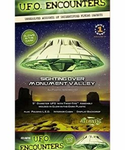 ATLANTIS 1007G - Monument Valley UFO - Lighted - Glow In The Dark