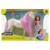Breyer Magical Unicorn Sky And Fantasy Rider, Meadow
