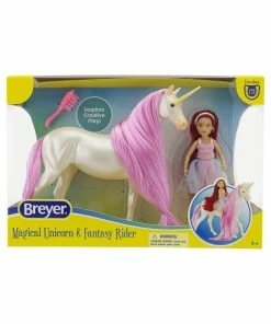 Breyer Magical Unicorn Sky And Fantasy Rider, Meadow