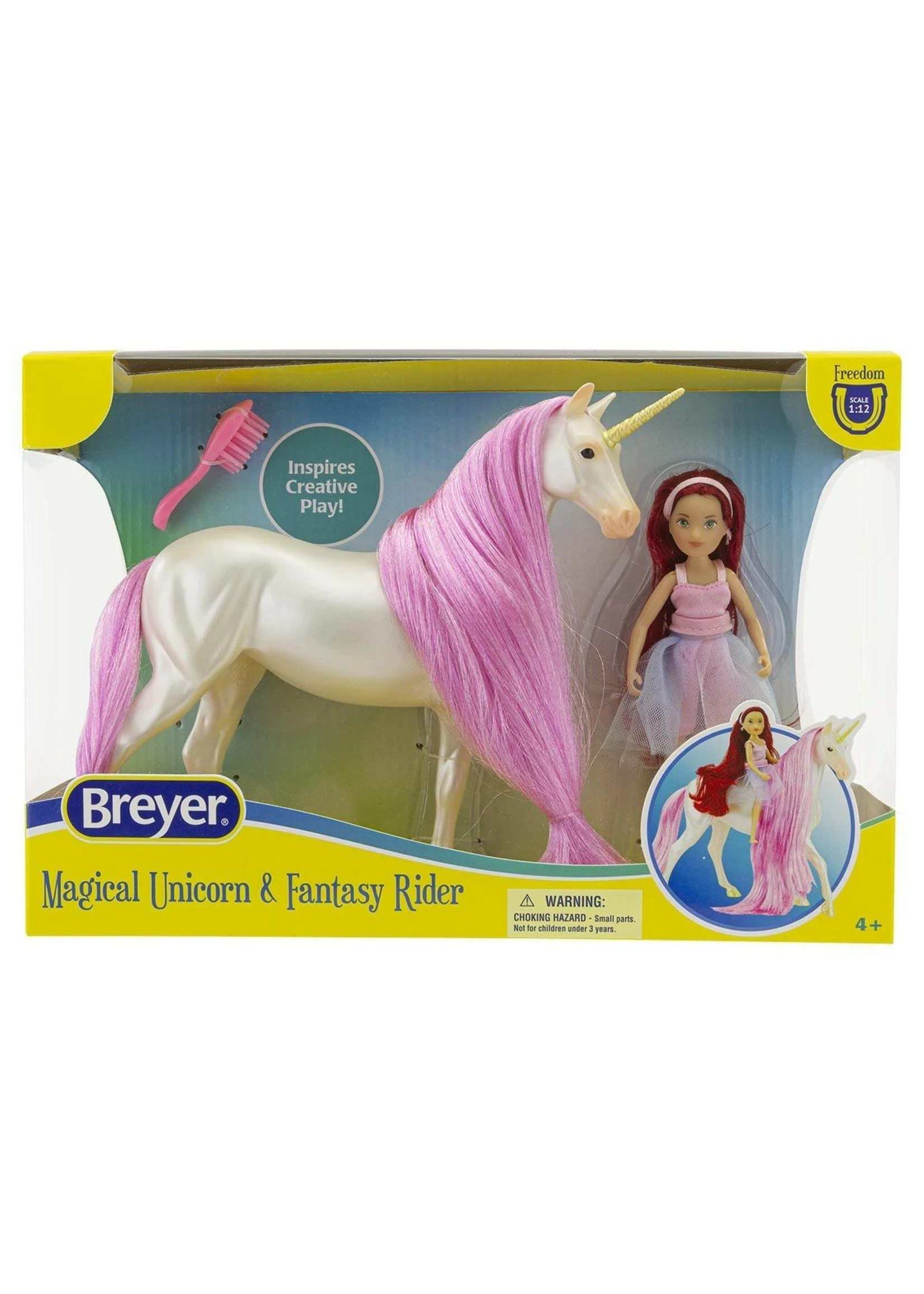 Breyer Magical Unicorn Sky And Fantasy Rider, Meadow