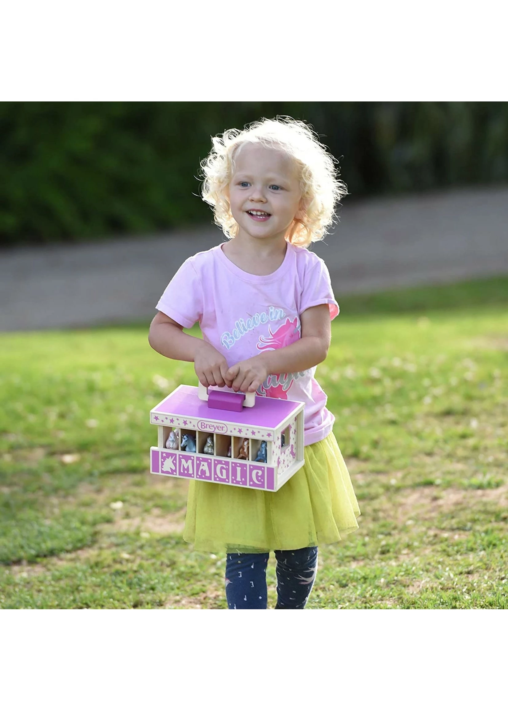 Breyer Unicorn Magic Wooden Carry Case - Image 3
