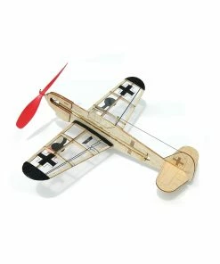 GUILLOWS German Fighter - Balsa Motorplane Mini Model