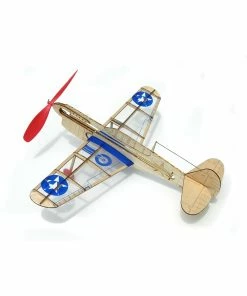 GUILLOWS US Warhawk - Balsa Motorplane Mini Model