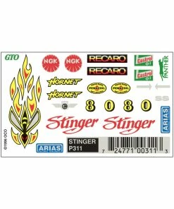 PineCar 311 - Dry Transfer Decals - Stinger