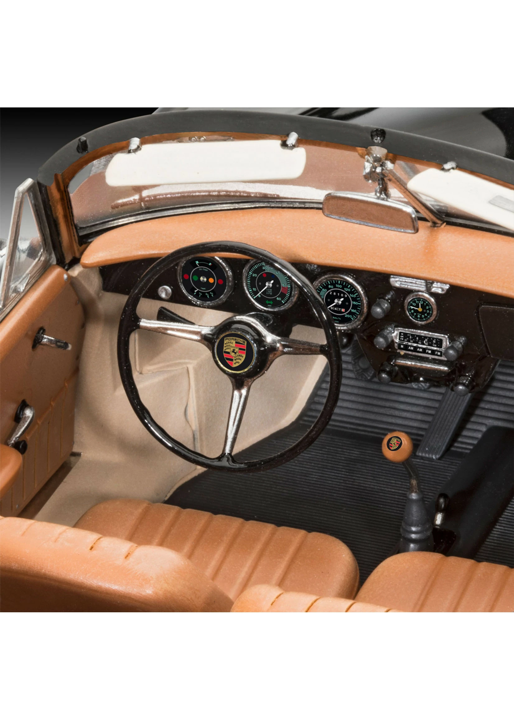 Revell Of Germany 07043 - 1/16 Porsche 356 C Cabriolet - Image 4