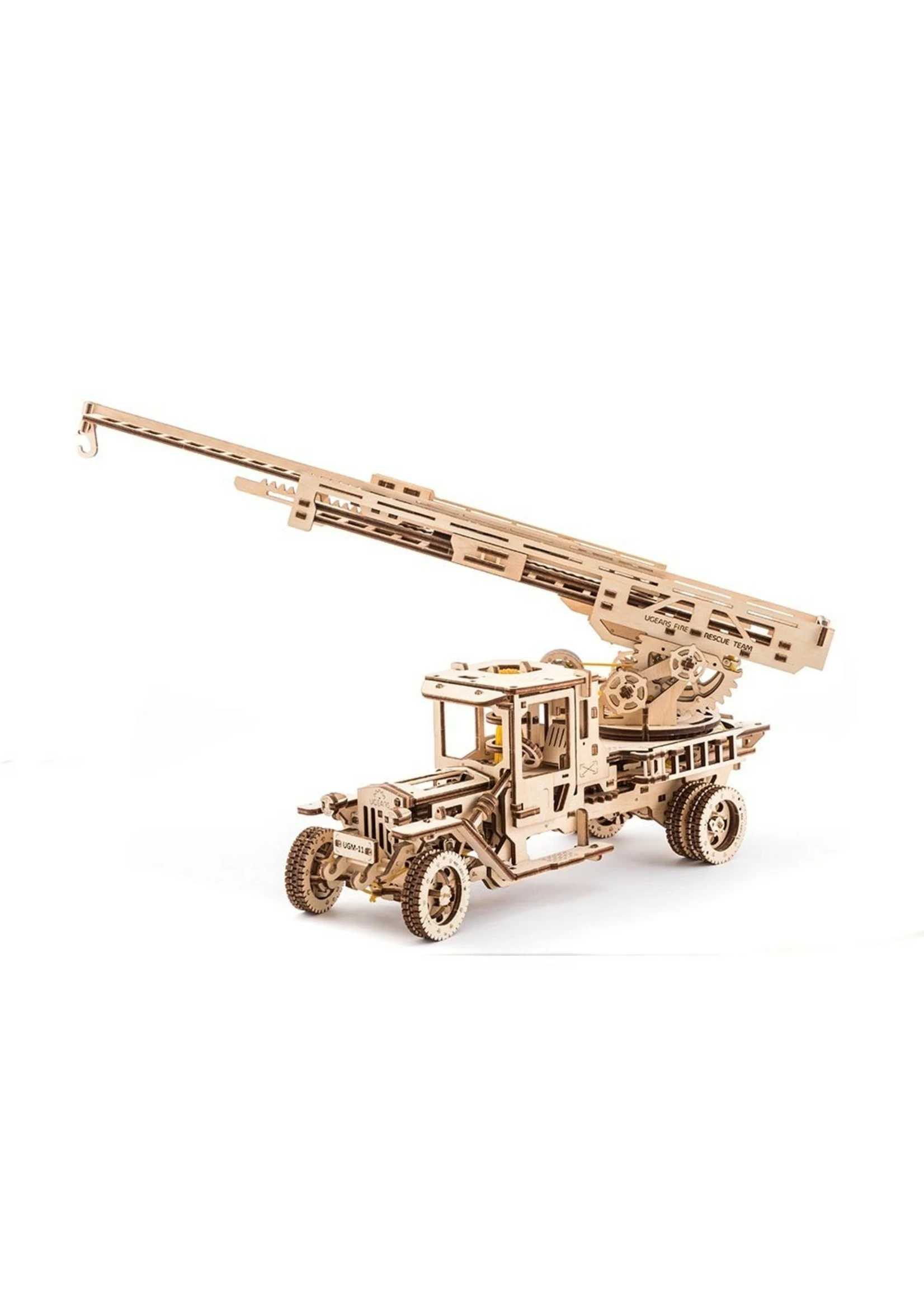 UGEARS Fire Truck With Ladder - Image 2