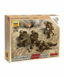 Zvezda 6167 - 1/72 British Vickers Machine Gun With Crew